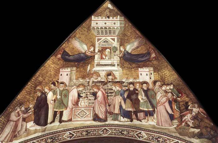 GIOTTO di Bondone Allegory of Chastity
